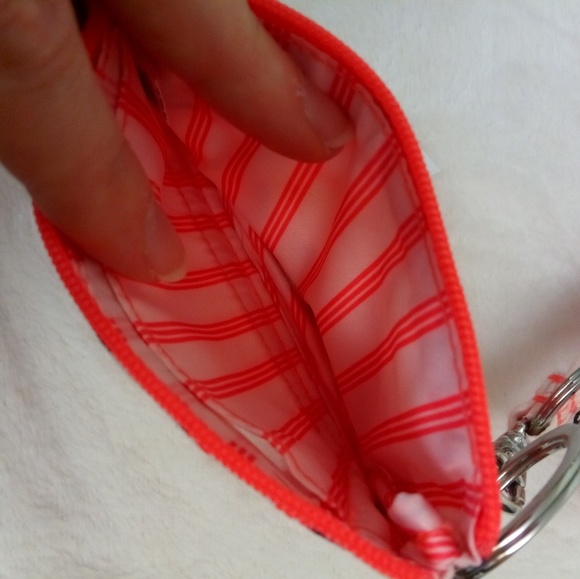 Lanyard zip ID case Vera Bradley mini wallet - Picture 2 of 8